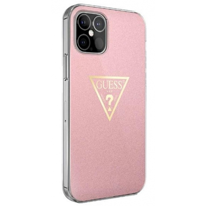 Capa Iphone 12 Pro Max GUESS GUHCP12LPCUMPTPI Rosa em Blister