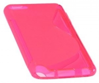 Capa em Silicone  S-CASE  iPod Touch 5 Rosa Transparente