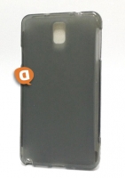 Capa Silicone  Soft  Samsung N9005 Galaxy Note 3 Preta Transparente