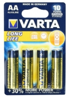 Pilhas Alcalinas Varta R6 (AA) Energy (Pack 4) LongiLife