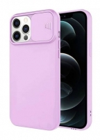 Capa Xiaomi Redmi 9A, Redmi 9AT SLIDE CAM Silicone Lilas