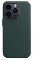 Capa Pele Apple iPhone 14 Pro MagSafe Verde Floresta Original
