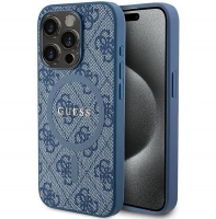 Capa Iphone 14 Pro Max GUESS Faceplate GUHMP14XG4GFRB Ring Blue em Blister