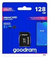 Cartão de Memória 128GB Goodram MicroSd em Blister