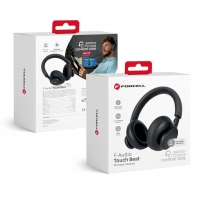 Headphones FORCELL F-AUDIO Wireless ANC Touch Beat Preto