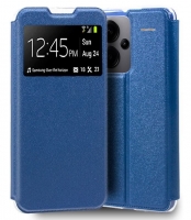 Capa Xiaomi Redmi Note 13 Pro Plus 5G Flip Book com Janela Azul