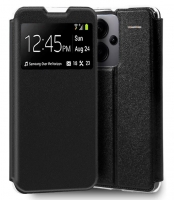 Capa Xiaomi Redmi Note 13 Pro Plus 5G Flip Book com Janela Preto