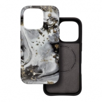 Capa Iphone 16 Pro FORCELL F-PROTECT Mirage Military Drop-Test Case com Magsafe Silver Fog