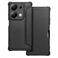 Capa Xiaomi Redmi Note 13 Pro 4G, Poco M6 Pro 4G RAZOR Flip Book Preto