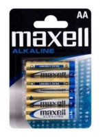 Pilha Maxell Alcalinas LR06 AA 1.5V (Pack 4 Unidades)