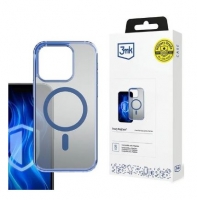 Capa Iphone 16 Pro Max 3MK Frosty Magcase Silicone Azul