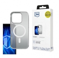 Capa Iphone 16 Pro Max 3MK Frosty Magcase Silicone Branco