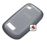 Capa em Silicone CC-1034 Preta para Nokia Asha 200, 201 Original em Blister