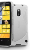 Capa em Silicone  S-CASE  Nokia Lumia 510 Branca Opaco