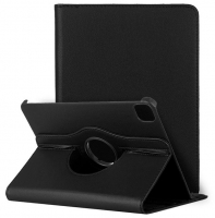 Capa iPad Pro 12.9  2020/2021 A2072 Flip Book Giratoria Preto