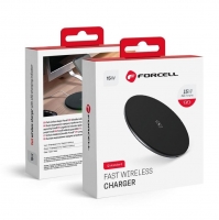 Carregador Wireless Forcell Quick Charge Pad 15w Preto em Blister
